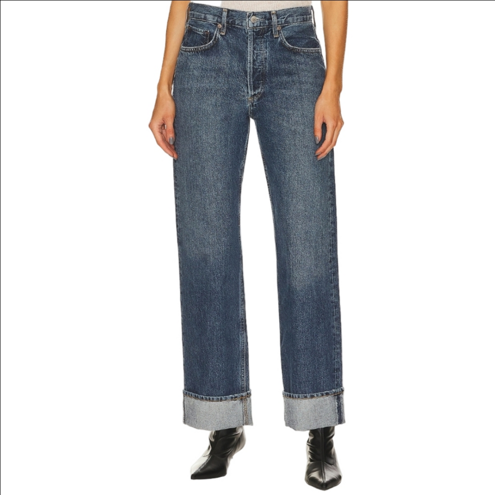 Agolde Fran Low Slung Easy Straight Jean, size 27